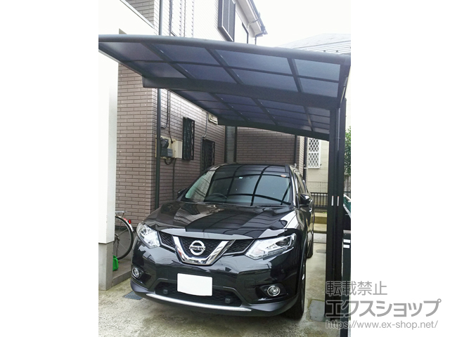 千葉県鎌ケ谷市ののカーポート ネスカR (ラウンドスタイル) 積雪〜20cm対応 施工例