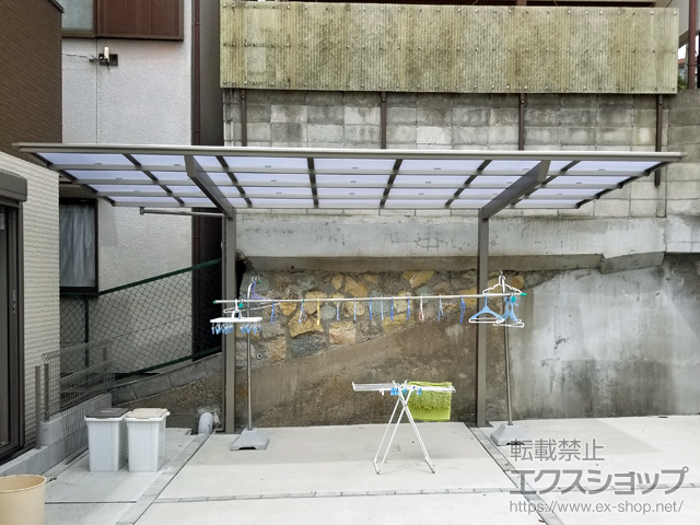 兵庫県神戸市ののカーポート ソリッドポート 積雪〜20cm対応 施工例