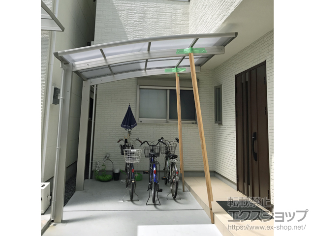 大阪府大阪市ののカーポート プレシオスポート 積雪〜20cm対応 施工例