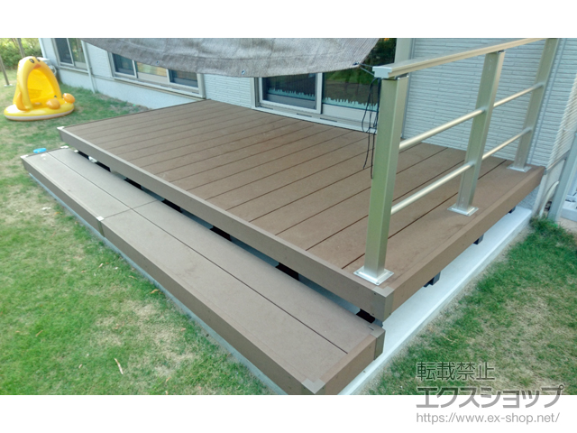 福岡県糟屋郡新宮町ののウッドデッキ リウッドデッキ 200 施工例