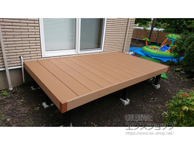 群馬県吾妻郡嬬恋村ののウッドデッキ リウッドデッキ 200 施工例