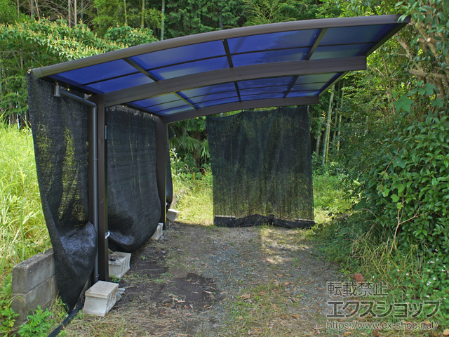 熊本県合志市ののカーポート プレシオスポート 積雪〜20cm対応 施工例