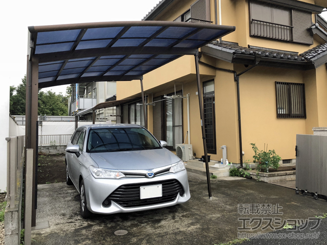 東京都あきる野市ののカーポート レイナポートグラン　積雪〜20cm対応 施工例