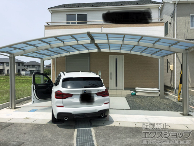三重県鈴鹿市ののカーポート レイナトリプルポートグラン　積雪〜20cm対応 施工例
