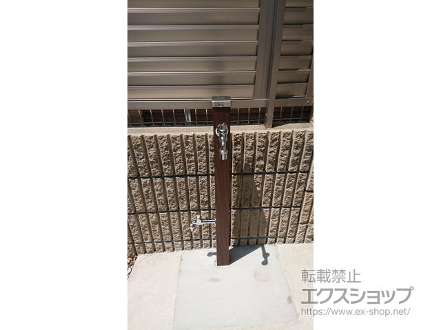 東京都練馬区のの立水栓・ガーデンシンク スプレスタンド 60 左右仕様　※パンなし 施工例