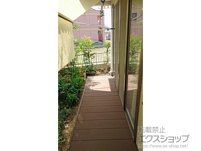 岡山県岡山市ののウッドデッキ リウッドデッキ 200 施工例