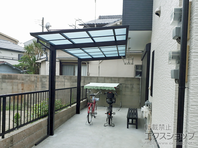 大阪府東大阪市ののカーポート エフルージュグラン　積雪〜20cm対応 施工例