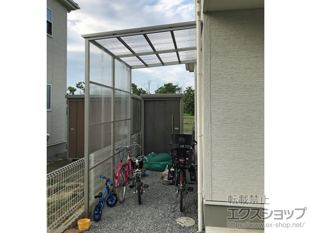 栃木県小山市ののストックヤード ストックヤードII オープンタイプ 積雪〜20cm対応 施工例