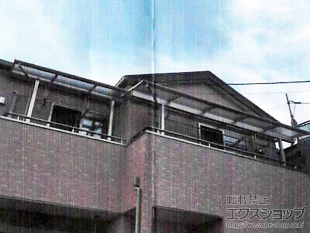 神奈川県小田原市ののバルコニー・ベランダ屋根 ヴェクターテラス F型 屋根タイプ 単体 積雪〜20cm対応 施工例