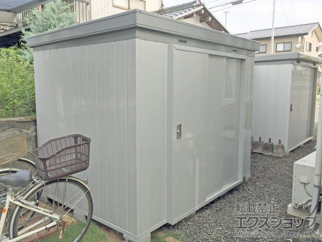 福島県伊達市のの物置・屋外倉庫 断熱物置 ネクスタプラス 扉タイプ 一般型 2630×1790×2075 NXP-50ST-MG 施工例