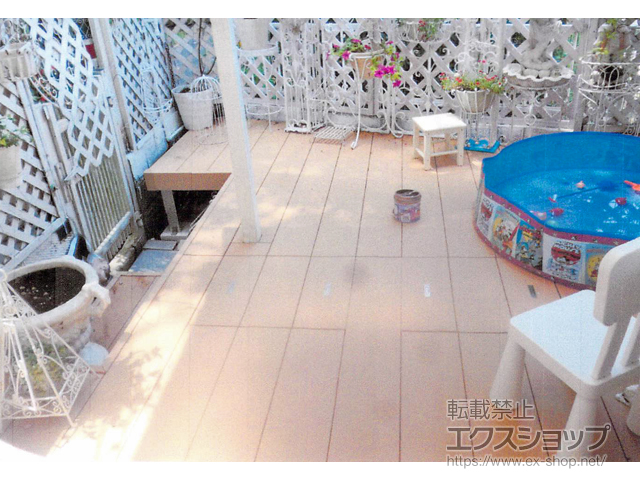 大阪府南河内郡太子町ののウッドデッキ リウッドデッキ 200 施工例