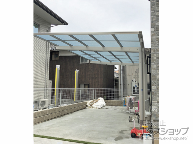 兵庫県姫路市ののカーポート エフルージュグラン　積雪〜20cm対応 施工例