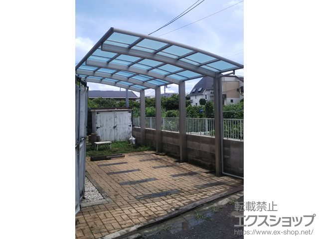 東京都小金井市ののカーポート レイナポートグラン50 延長 積雪50cm対応 施工例
