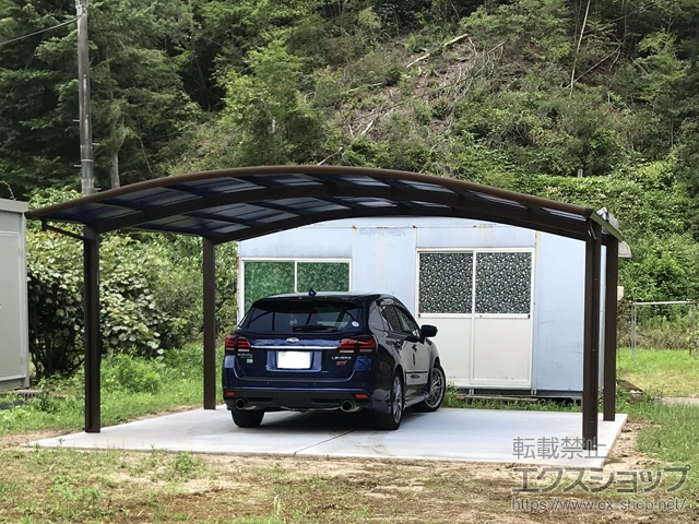 広島県山県郡北広島町ののカーポート レイナツインポートグラン　積雪〜20cm対応 施工例