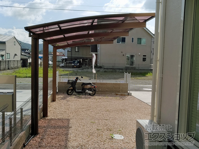 兵庫県西脇市ののカーポート レイナポートグラン 延長　積雪〜20cm対応 施工例