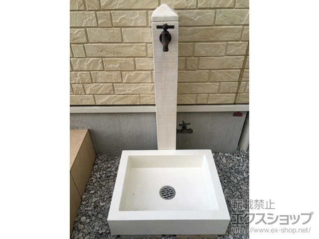 神奈川県横浜市のの立水栓・ガーデンシンク モ・エットL シンプルパンセット 施工例