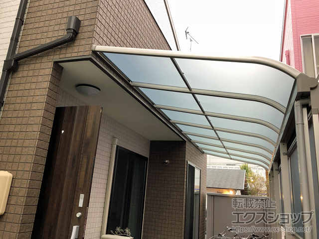 静岡県静岡市ののテラス屋根 ヴェクターテラス R型 テラスタイプ 連棟 積雪〜20cm対応 施工例