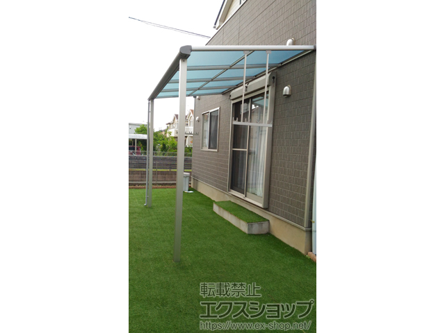 埼玉県川越市ののテラス屋根 ヴェクターテラス F型 テラスタイプ 単体 積雪〜20cm対応 施工例