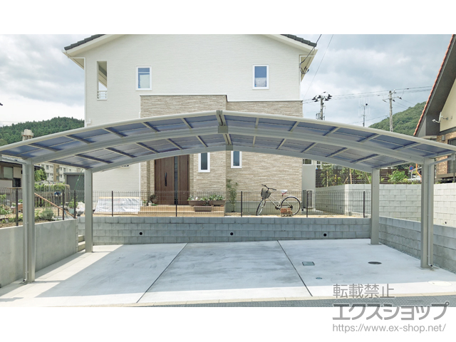 宮城県柴田郡柴田町ののカーポート レイナトリプルポートグラン　積雪〜20cm対応 施工例