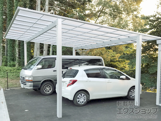 宮城県亘理郡亘理町ののカーポート エフルージュ ツイン 積雪〜20cm対応 施工例