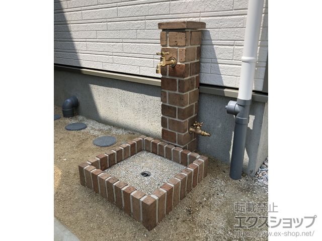 埼玉県川口市のの立水栓・ガーデンシンク ネオキャスティ ＃01 施工例