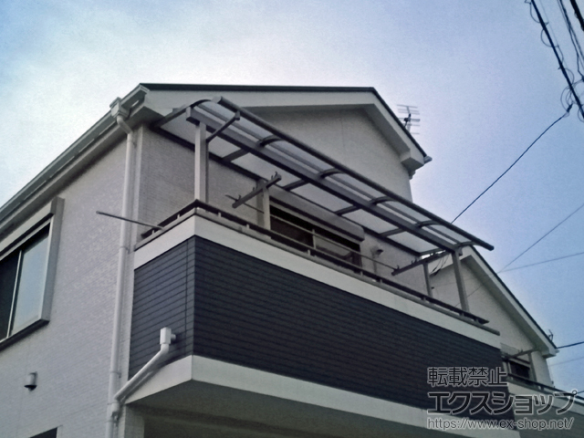 神奈川県川崎市ののバルコニー・ベランダ屋根 スピーネ R型 屋根タイプ 単体 積雪〜20cm対応 施工例