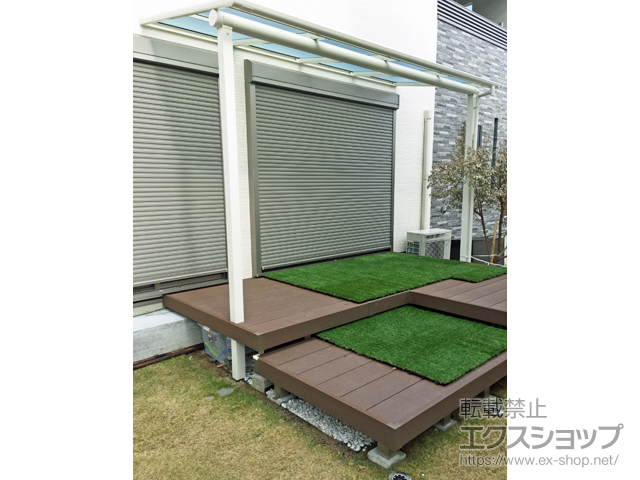 福岡県福岡市ののテラス屋根 ヴェクターテラス F型 テラスタイプ 単体 積雪〜20cm対応 施工例