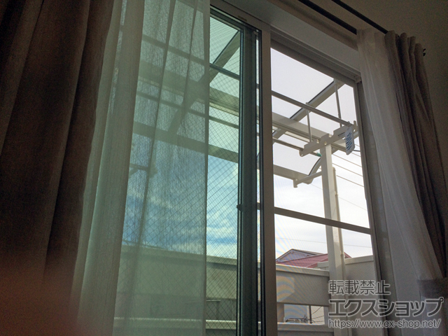 神奈川県横浜市ののバルコニー・ベランダ屋根 スピーネ R型 屋根タイプ 単体 積雪〜20cm対応 施工例