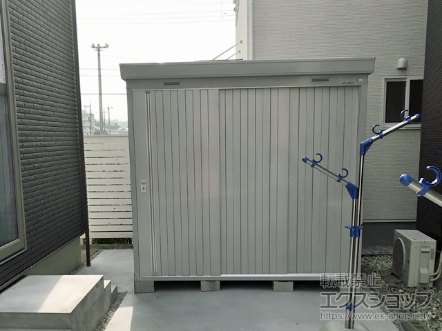 埼玉県東松山市のの物置・屋外倉庫 ネクスタ 一般型 2210×2210×2020 NXN-48S-FS 施工例