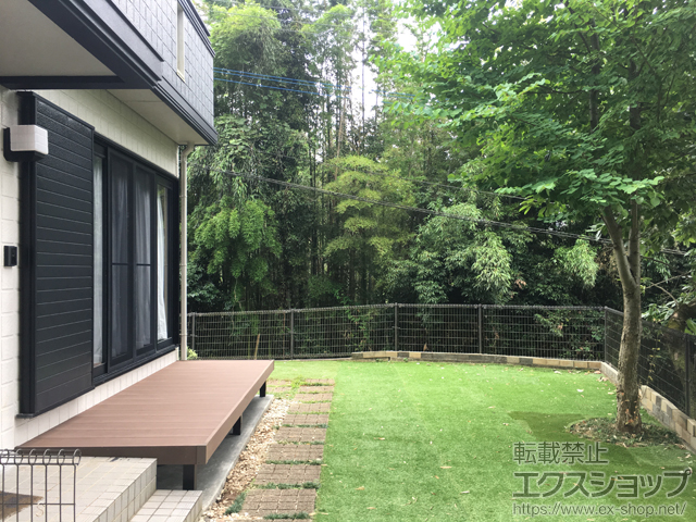 長崎県大村市ののウッドデッキ マージウッドデッキ 施工例