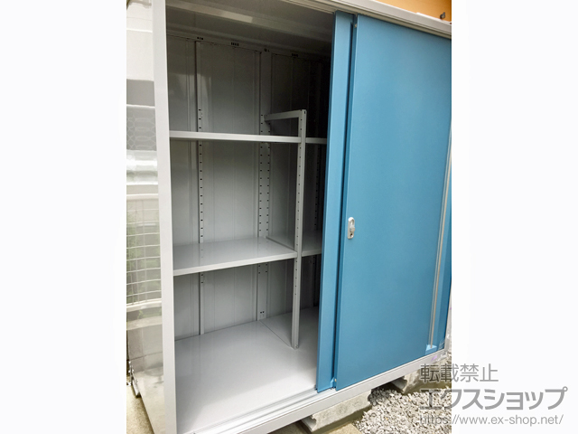 鹿児島県鹿児島市のの物置・屋外倉庫 シンプリー 一般型 1740×905×1903 MJX-179E-AB 施工例