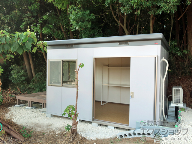 千葉県鎌ケ谷市のの物置・屋外倉庫 ナイソー 一般型 3620×2460×2440（SMK-90H） SMK-90H 施工例