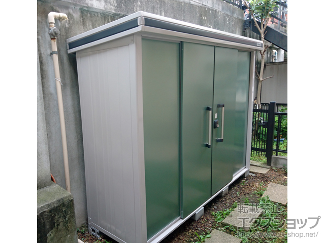 神奈川県横浜市のの物置・屋外倉庫 エルモ 一般型 2920×820×2122 LMD-2908-EG 施工例