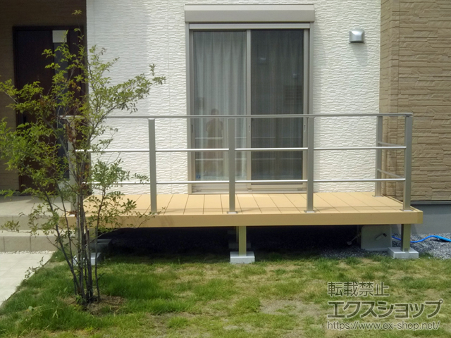 栃木県佐野市ののウッドデッキ リウッドデッキ 200 施工例