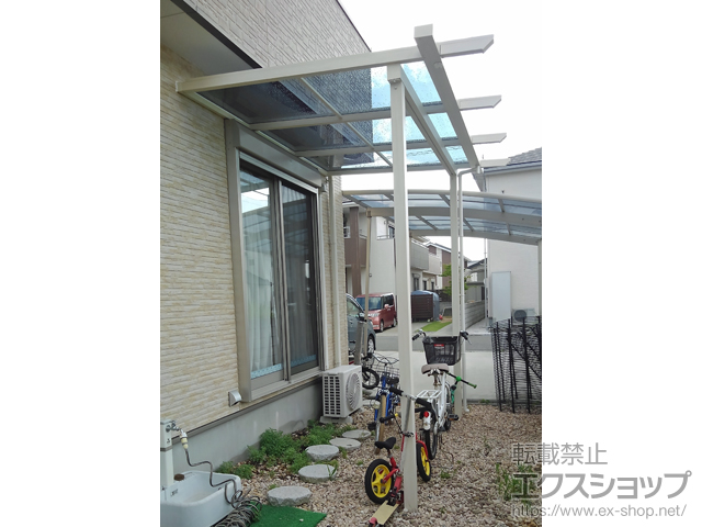 徳島県板野郡松茂町ののテラス屋根 サザンテラス (パーゴラ仕様) テラスタイプ 単体 施工例