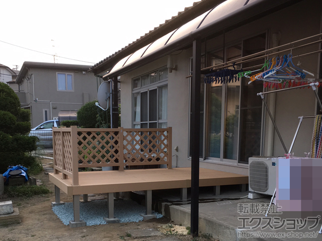 宮城県仙台市ののウッドデッキ リウッドデッキ 200 施工例