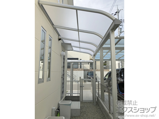 兵庫県神戸市ののテラス屋根 ヴェクターテラス R型 テラスタイプ 単体 積雪〜20cm対応 施工例