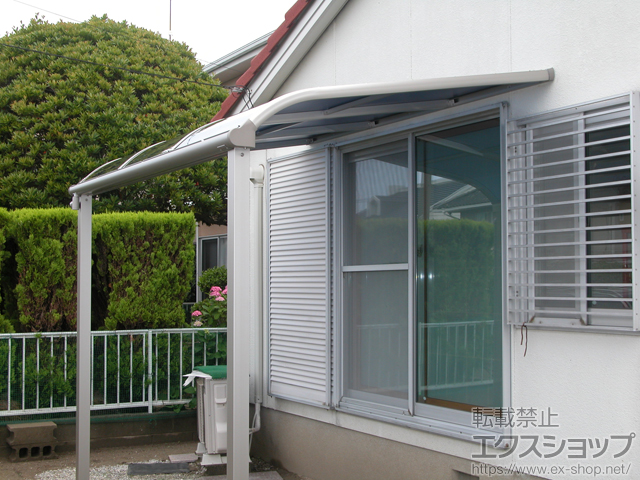 福岡県糟屋郡新宮町ののテラス屋根 プレシオステラス R型 テラスタイプ 単体 積雪〜20cm対応 施工例