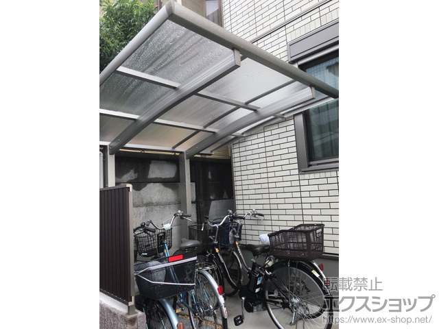 東京都杉並区ののサイクルポート・駐輪場 レイナポートグランミニ 積雪〜20cm対応 施工例