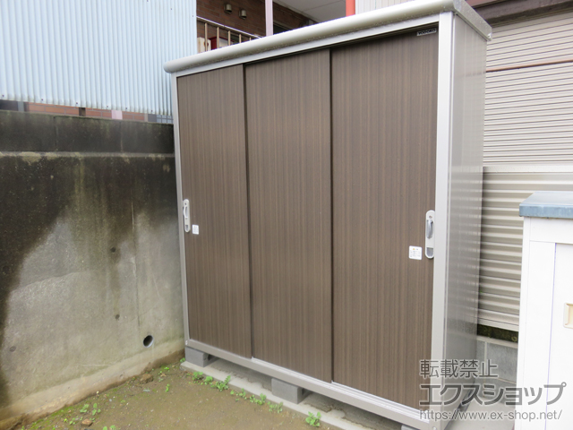 神奈川県横浜市のの物置・屋外倉庫 エスモ 一般型 1797×650×1959 ESE-1806A-DW 施工例