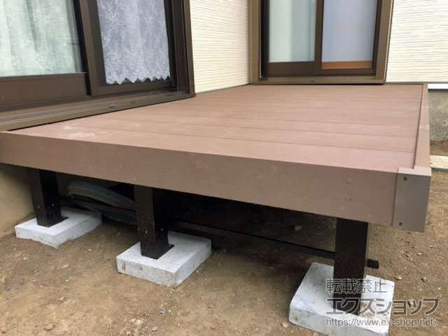 東京都町田市ののウッドデッキ リウッドデッキ 200 施工例