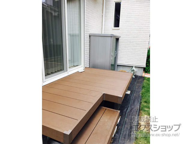 埼玉県入間郡三芳町のの物置・屋外倉庫 エスモ 一般型 1050×750×1501 ESE-1007E-EG 施工例