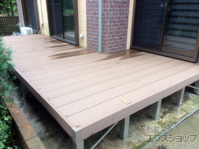 鹿児島県鹿児島市ののウッドデッキ リウッドデッキ 200 施工例