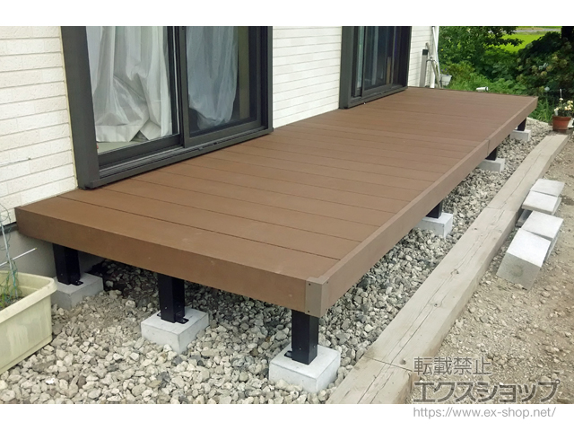 栃木県宇都宮市ののウッドデッキ リウッドデッキ 200 施工例