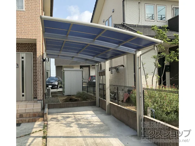 千葉県香取市ののカーポート レイナポートグラン 延長 積雪〜20cm対応 施工例