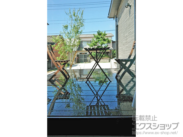 福岡県糸島市ののウッドデッキ リウッドデッキ 200 施工例