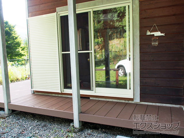 滋賀県高島市ののウッドデッキ リウッドデッキ 200 施工例