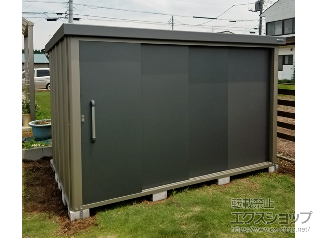 千葉県富里市のの物置・屋外倉庫 エスケーエイト SK8-180 一般型 3000×2000×1940【洋風たてす特価セットキャンペーン】 SK8-180-GSA-240M-GK 施工例