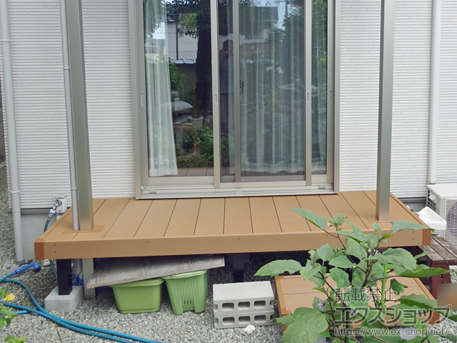 大阪府箕面市ののウッドデッキ リウッドデッキ 200 施工例