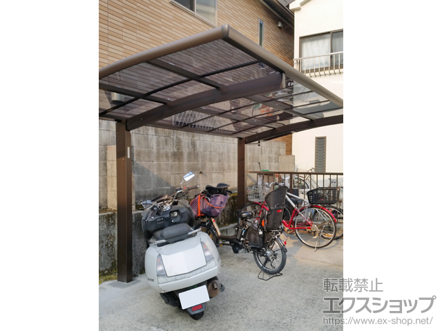 東京都江東区ののサイクルポート・駐輪場 レイナポートグランミニ 積雪〜20cm対応 施工例